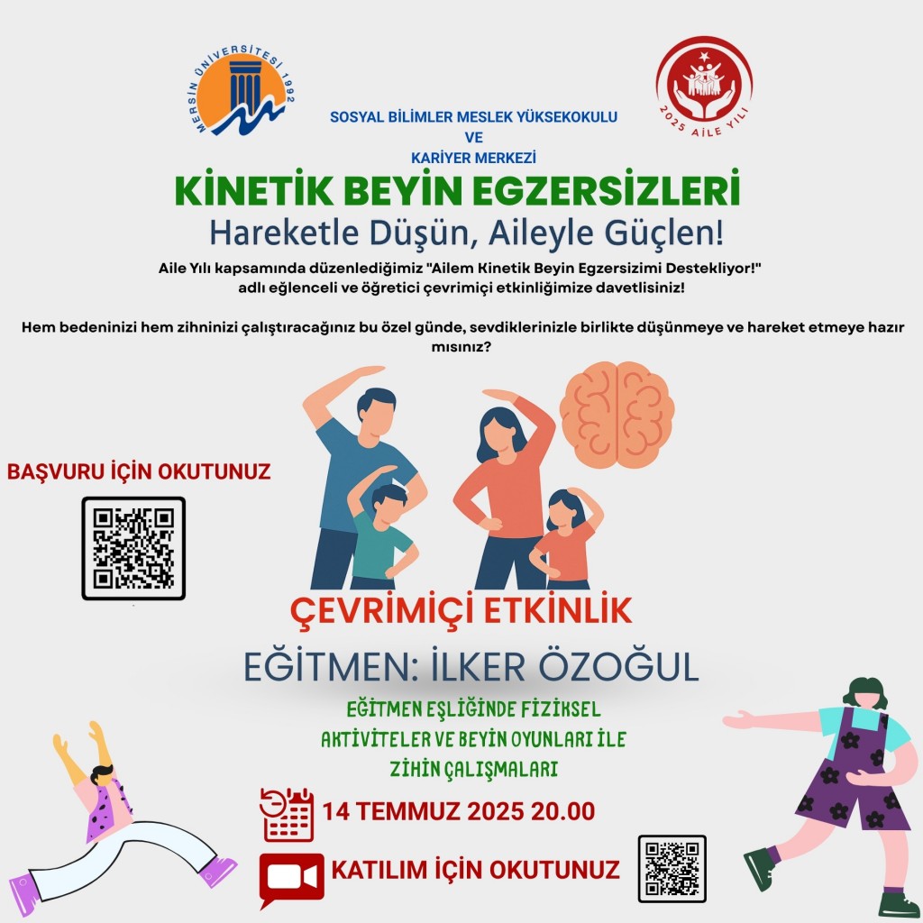 Hareketle Düşün, Aileyle Güçlen detayı için tıklayınız