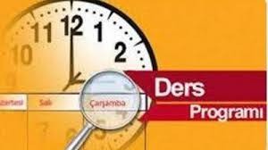 2025-2026 Bahar D&ouml;nemi Haftalık Ders Programı detayı için tıklayınız