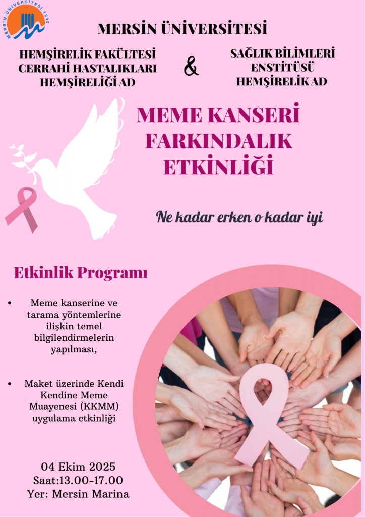 Meme Kanseri Farkındalık Etkinliği detayı için tıklayınız