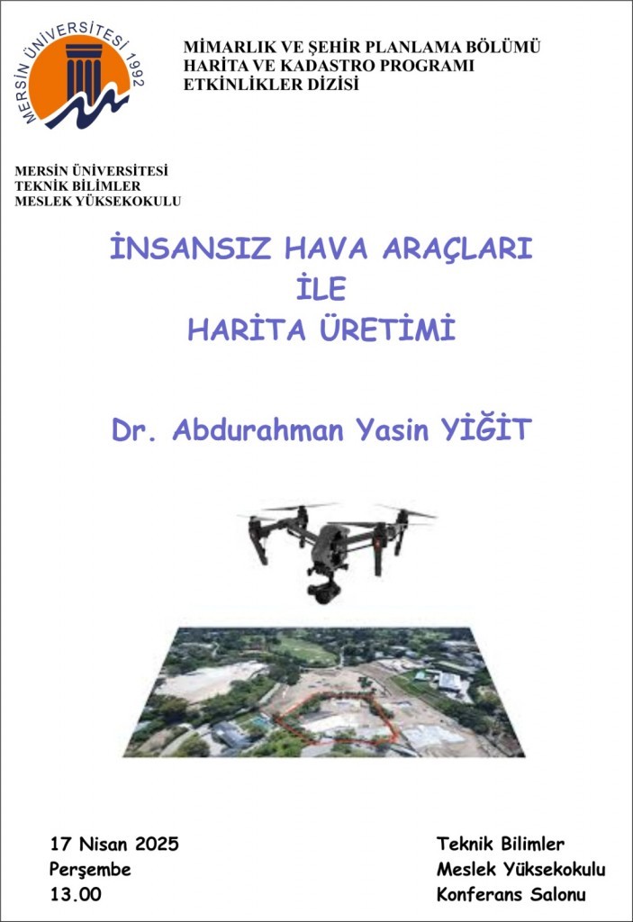İHA ile Harita &Uuml;retimi detayı için tıklayınız