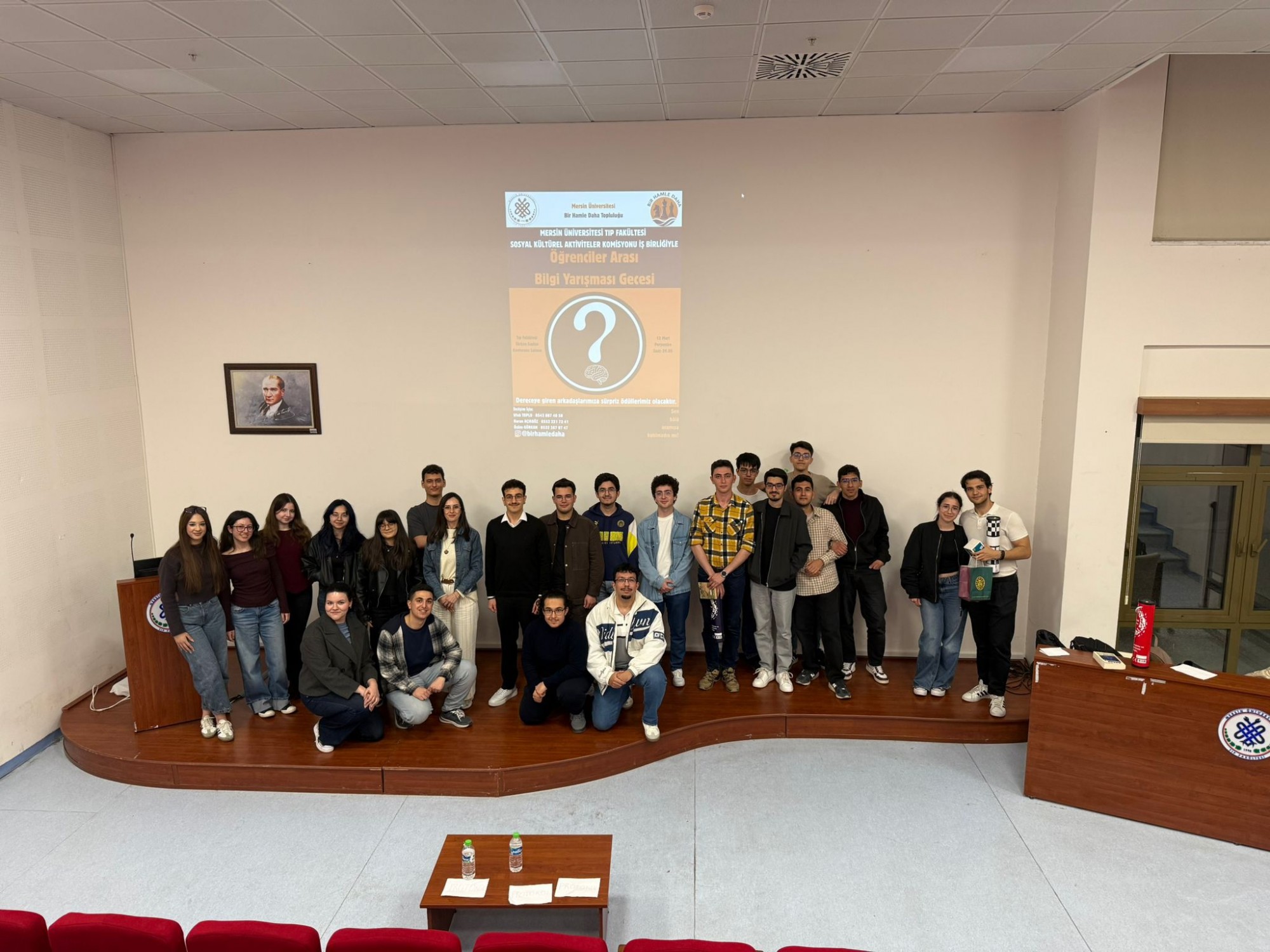 Mersin &Uuml;niversitesi Bir Hamle Daha Topluluğu&rsquo;ndan &Ouml;ğrenciler Arası Bilgi Yarışması detayı için tıklayınız